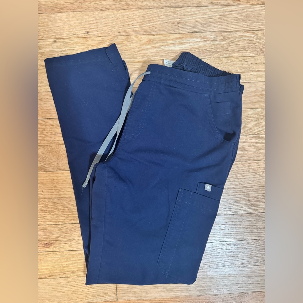 Figs Technical Collection Navy Scrub Pants